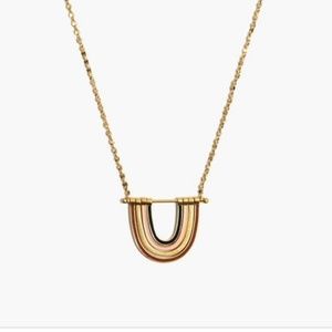MADEWELL Enamel Rainbow Necklace